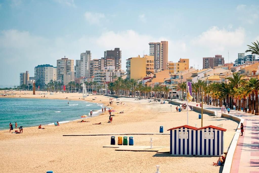 Apartamento Moderno Con Piscina Garaje Wifi Ac El Campello Exterior foto
